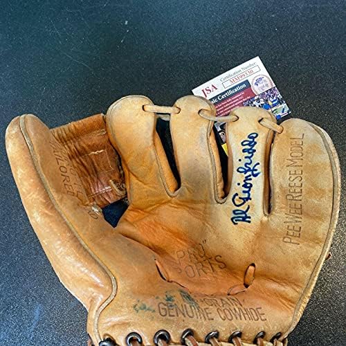 אל ג 'יונפרידו חתם על כפפת בייסבול מודל משחק משנת 1940 עם כפפות ליגת הבייסבול עם חתימה של ג' יי. אס. איי