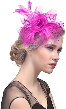 נאפו מרתקים 2022 נשים 20-50 כובע פילבוקס כובע סרטי פרח רשת חתונה מסיבת תה כובע קוקטייל חתונה בארה ' ב