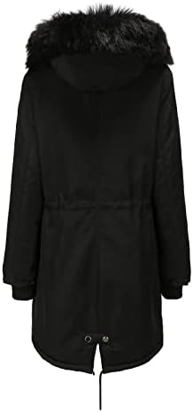 מעילי חורף לנשים בתוספת גודל פארק פארק רוכסן רוכסן מעלה מעיל חוט המותניים עם גווית המותניים עם חוט המותניים