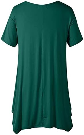 נערות נוער חולצות בסיסיות חולצות לנשים שרוול קצר צוות צוואר טרקלין סתיו צמרות קיץ 2023 בגדים Y2K OT