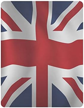 סאטן בריטניה מנופף דגל דגל עריסה לבנים חבילות בנות ומפגינים גיליונות נושמים מיני עריסה מיני מצויד לעריסה סטנדרטית