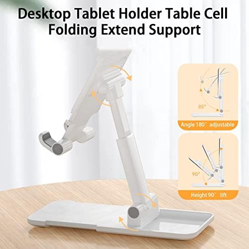 מתלה טלפוני Tinysiry תמיכה יציבה ללא ידיים שולחן עבודה שולחן עבודה שולחן תאי קיפול תמיכה להרחיב תמיכה