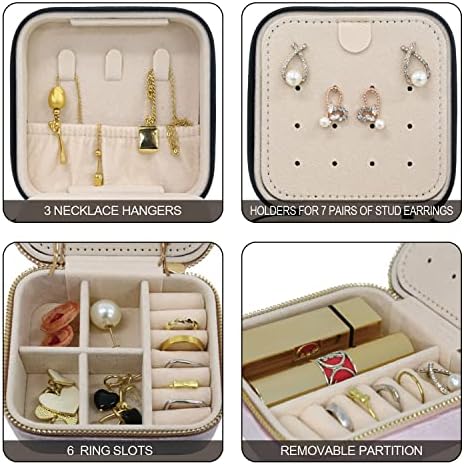 קופסת תכשיטים של דאיג ' אבו, חפצי נסיעות לארגון תכשיטים בהשתתפות מחזיקי שרשרת, מחזיקי עגיל הרבעה, טבעת,