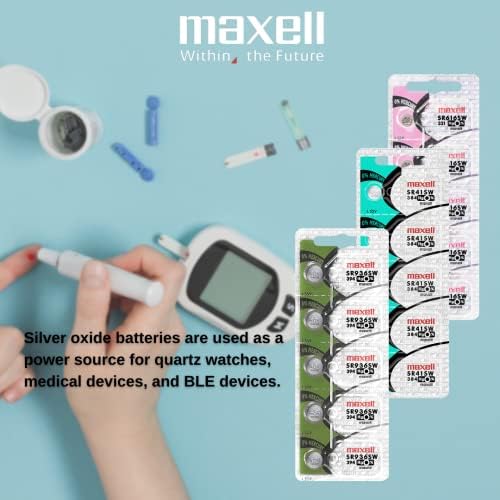 Maxell Watch כפתור סוללה תא SR936SW 394 חבילה של 5 סוללות