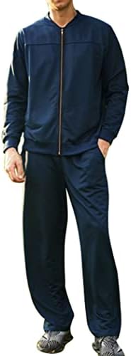 קופנדי אימונית אתלטית לגברים מקרית חליפות טרנינג עם רוכסן מלא 2 חלקים לריצה, כושר, פעילות גופנית