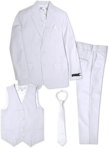 סט חליפות לבוש רשמיות לבנים של ג ' וני לין