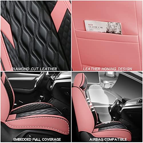 מכסה מושב של Raheem Seat Set Full Set, מתאים לרוב המכוניות, רכב שטח, משאיות, טייק טנדרים, כריות אוויר