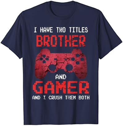 מצחיק גיימר בציר וידאו משחקים עבור בני אח בן חולצה