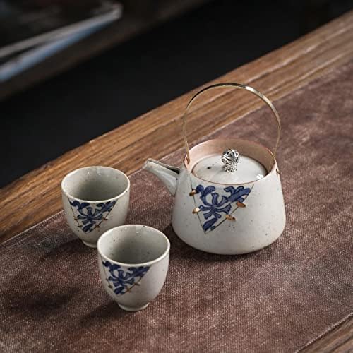 סיר תה קרמיקה מסורתי בסגנון סיני מסור