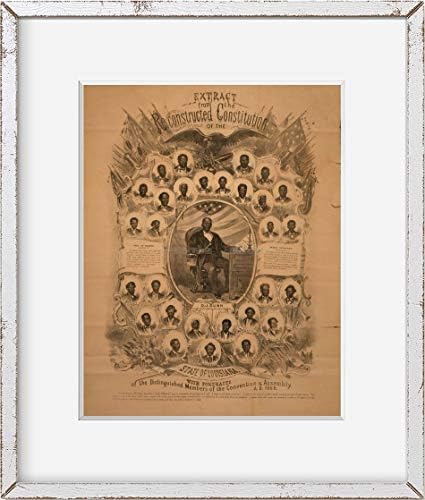 תמונות אינסופיות צילום: תמצית מחוקה משוחזרת של מדינת לואיזיאנה, 1868, אוסקר דאן גודל: 8x10