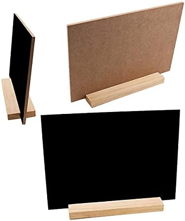 מיני לוח חד צדדי כתיבה קטן לוח וגיר עיצוב הבית הודעה לוח עבור שולחן עם בסיס עשה זאת בעצמך לוח