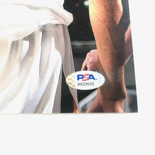 רודי גוברט חתם על 11x14 תמונה PSA/DNA יוטה ג'אז חתימה - תמונות NBA עם חתימה