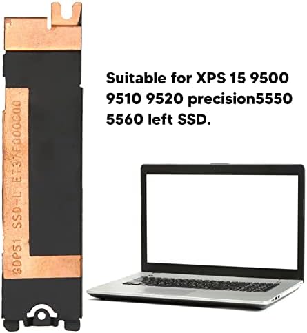 SSD כיסוי כיסוי כיסוי סגסוגת אלומיניום חוסן עמידה עמידה SSD פיזור חום SSD CADDY CADDY ל- XPS 15 9500
