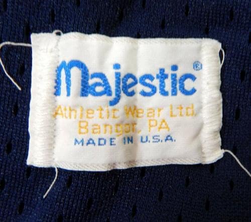 1983-90 מלאכים קליפורניה 68 משחק השתמש בתרגול חבטות כחול ג'רזי