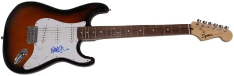 האנס צימר חתם על חתימה בגודל מלא פנדר סטרטוקסטר גיטרה חשמלית א 'עם ג' יימס ספנס ג 'יי. אס. איי