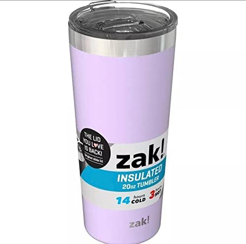 זאק! כוס מבודדת 20 אונקיות עם מכסה-סגול