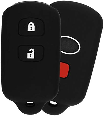 KeyGuardz ללא מפתח מכונית מרחוק מפתח פוב כיסוי מעטפת מכסה גומי רך עבור טויוטה סקיון Celica Corolla