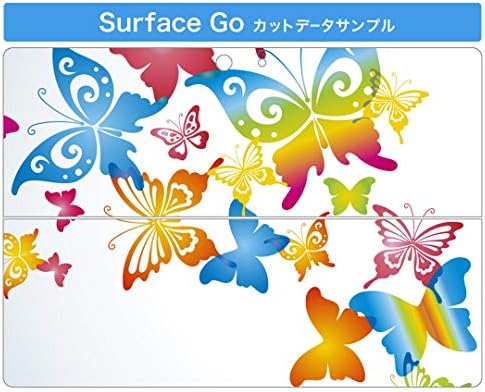 כיסוי מדבקות Igsticker עבור Microsoft Surface Go/Go 2 עורות מדבקת גוף מגן דק במיוחד 002085 פרפר צבעוני