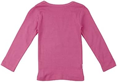 חולצת טריקו של שרוול ארוך - טי עליון צבע אחיד - חולצות תינוקות ופעוטות - חומרים רכים כותנה - ורוד