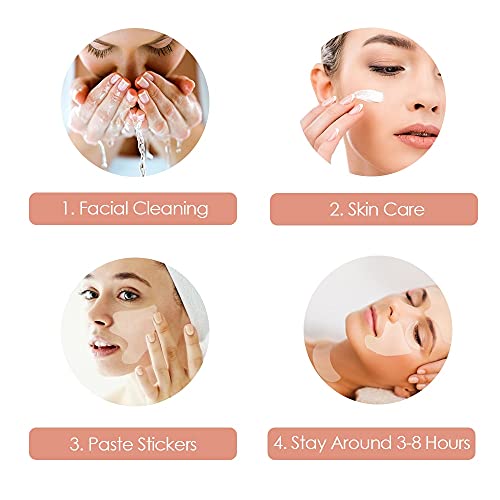 11 יחידות לשימוש חוזר סיליקון קמטים הסרת מדבקות נגד קמטים פנים מצח הלחי סנטר פנים הרמת טיפול תיקון אנטי