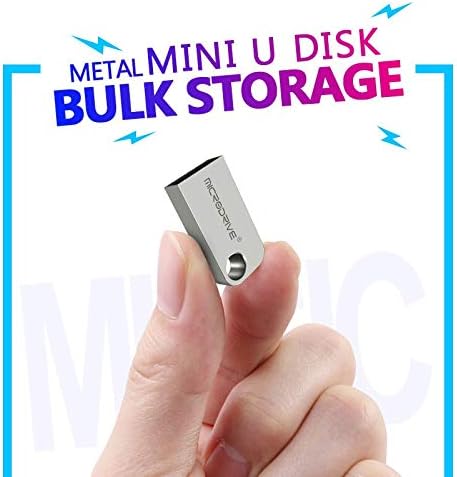 Luokangfan LLKKKFF אחסון נתונים מחשב 64GB USB 2.0 מיני מתכת חצי עגולה U דיסק U