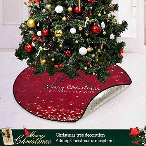 מחצלת עץ חג מולד שמח עץ עץ עץ עץ מגש שטיח מחצלת מתחת לאביזר עץ חג המולד לקישוטי מסיבת חג חג המולד 28 אינץ '