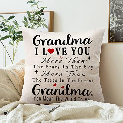 מתנות של סבתא פינאטה, כרית לזרוק מכסה 18x18, מתנות ננה, מתנות לסבתא, מתנות סבתות גדולות, מתנות מימי, מתנות