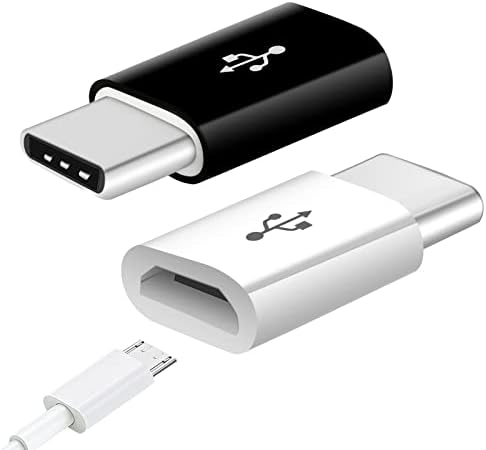 Yokellmux USB סוג C מתאם מיקרו USB ל- Type-C העברת מחבר המרה במהירות גבוהה