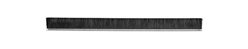 מברשת TANIS MB740484 מברשת רצועת גב מתכתית עם חובה קלה 5/16 גיבוי פלדה מגולוון, זיפי ניילון שחורים אנטי-סטטיים,