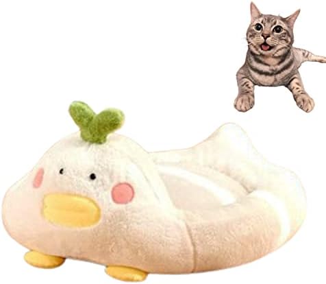 עצמי התחממות חתול מיטה-חמוד דמדומים צורת חתול מחמד מיטת כסא נשלף רחיץ עבור קטן בינוני חתלתול כלב חתול