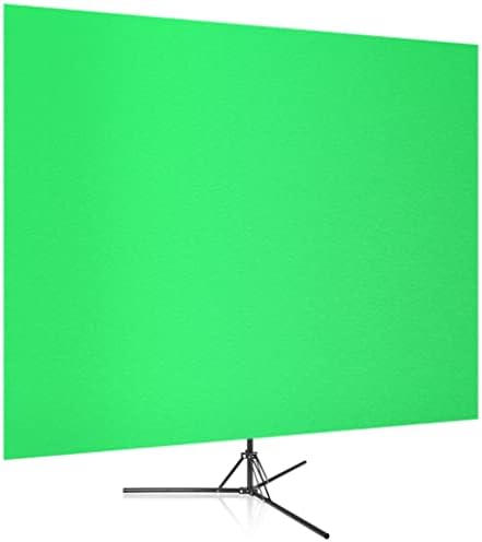 Tbiiexfl 150x200m רקע מסך ירוק עם מעמד 4: 3 פורמט אופקי/אנכי מצב עמיד בבד עמיד בפני סרטוני משחק