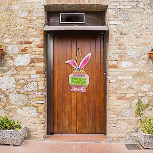 קישוטים לקישוטים סידור דלת קישוטים למסיבת פסחא קישוטי חלון ארנב קישוטים קדמיים של חג הפסחא עיצוב