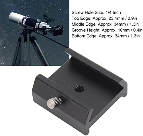 בסיס אוניברסלי של Dovetail, סוגר היקף טלסקופ Finder לטלסקופ אסטרונומי, סוגר סגסוגת אלומיניום