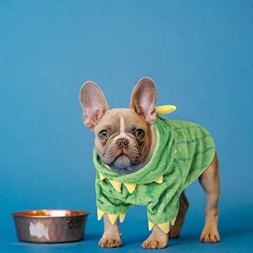 תחפושת קקטוס של כלב אסנקו, תלבושת פיג'מה של כלב פלנל, בגדי קפוצ'ון כלבים סוודר צמר כלבים לכלבים בינוניים