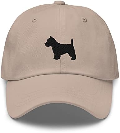 כובע בייסבול רקום של Westie Dog, West Highland Highland Lover Lover Cap Cap