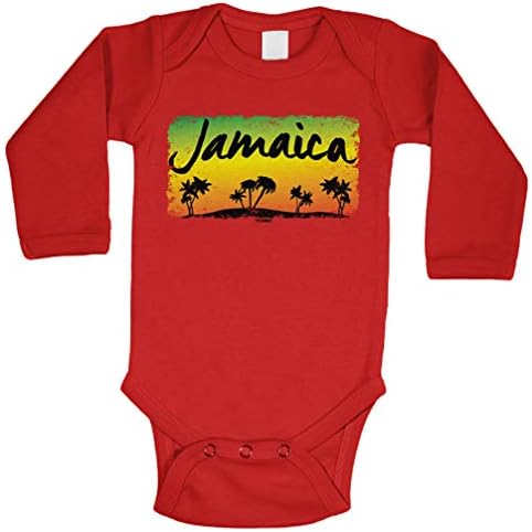 שקיעת ג'מייקה - בגד גוף של עצי דקל ג'מייקים