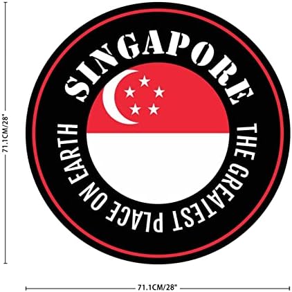 המקום הגדול ביותר בכדור הארץ ריהוט סינגפור קישוטי בית קיר ציורי קיר קיר קיר דגלי מדינה לאומיים סיילור שייט
