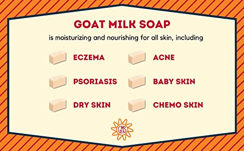 חומר חלב עיזים סבון חלב עיזים-סבון אוקיינוס / בעבודת יד טבעית, חטיפי סבון חלב עיזים להקלה על עור יבש,