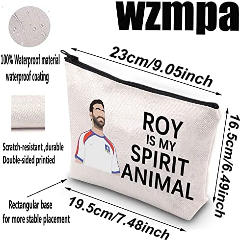 WZMPA אוהדי כדורגל קוסמטיק איפור תכנית טלוויזיה מעריצים מתנה רוי הוא הרוח שלי איפור בעלי חיים רוכסן שקית