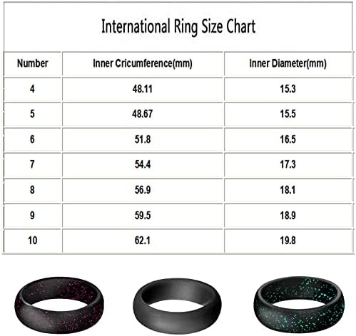 טבעות לנשים 2023 מתנות ליום הולדת טבעת סיליקון 5.7 ממ טבעת יוגה טבעת טבעת ספורט טבעת פנינה סיליקון
