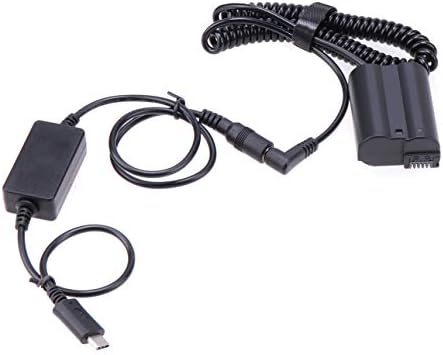 פוטגה בנק כוח USB סוג C מתאם כוח כבל + EN-EL15 סוללת דמה EP-5B מצמד DC עבור NIKON D850 D810 D810A