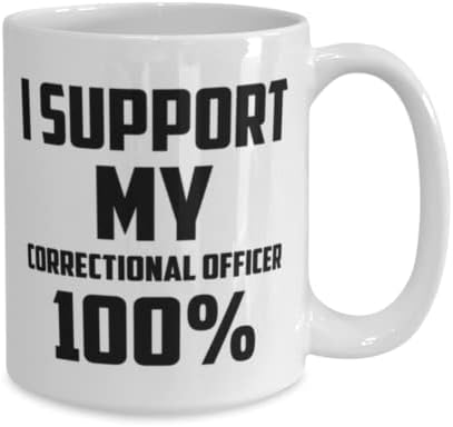 ספל קצין כליאה, אני תומך בקצין כליאה שלי , רעיונות מתנה ייחודיים לחידוש לקצין כליאה, ספל קפה
