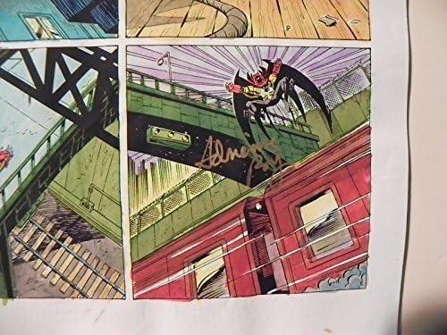 בלשי קומיקס 677 עמ'.25 באטמן קומיקס הפקה אמנות חתום אדריאן רוי קואה
