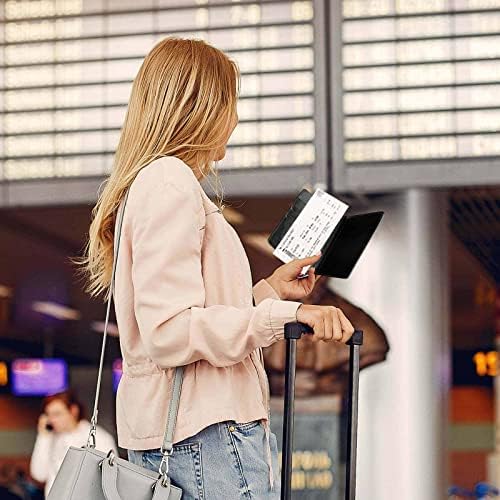 טייגר של עיניים בחושך אופנתי דרכון מחזיק כיסוי ארנק כרטיס מקרה נסיעות מסמך ארגונית עבור גברים & מגבר; נשים