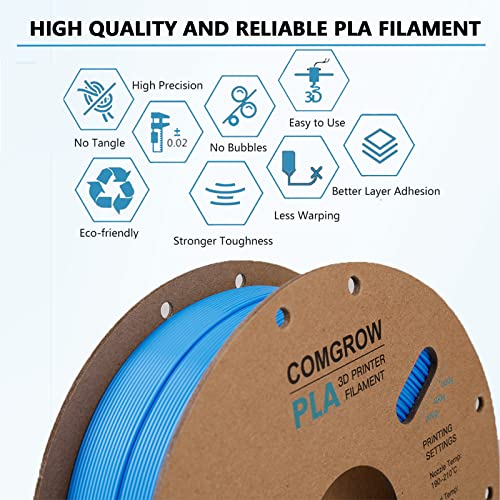 PLA PLA PRINT מדפסת כרית סוניק כחולה וקריאליות המבוססת על קושחת קליפר