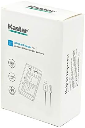 Kastar 2-Pack CGR-D08S סוללה ו- LTD2 מטען USB תואם ל- PANASONIC AG-DVX100, AG-DVX100A, AG-DVX100B, AG-DVX100BE,