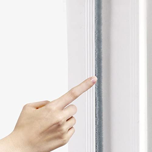 5/10 מ 'חלונות דלת חלונות איטום רצועת מברשת דבק עצמית רצועות אטום אטום לרוח אביזרי רצועת חותם אורך לבן: