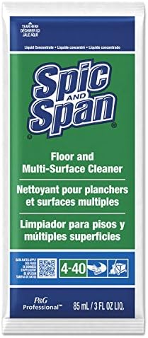 P&G רצפה מקצועית ומנקה תרכיז רב-שטח משטח של SPIC ו- SPAN Professional, מנקה בתפזורת לשימושים במטבח, אמבטיה ושימושים