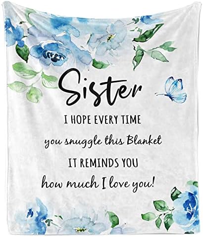 מתנות ליום הולדת של אחות ג'ולאזית משמיכת אחות, מתנה לאחות, מתנות ליום הולדת ייחודיות לאחות מאח, מתנות
