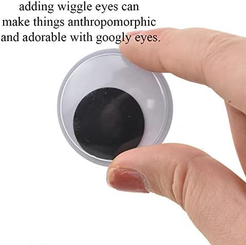Yuyuvan מתנדנד עיניים גוגלי עם דבק עצמי 35 ממ מדבקה קילוף יציב נקי ללא דבק נדרש לקשט אפקט חי